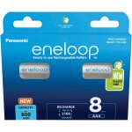 1x8 panasonic eneloop micro aaa 800mah ni - mh bk - 4mcde / 8be