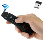 2. 4g wireless presenter pointeur laser fly souris rii professionnel air mouse r900 pour htpc / android ...