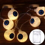 2, 5 m ghost eyes design lumire blanche et chaude, srie de lumires  del de la srie halloween, 20 ...