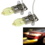 2 ampoules halogènes h3 hod 12v 100w 2400 lm 3500k phares jaunes 2 ampoules halogènes h3 hod 12v 100w 2400 lm 3500k phares jaunes