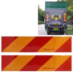 2 autocollants de panneau d avertissement arri�re automatique de 56cm � 13cm de voiture de pcs pour le ...
