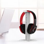 2 tagre d'affichage de support de bureau de casque de pcs (blanc)