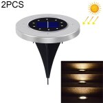 2 pcs 10 led lumire enterre  nergie solaire sous la lampe au sol ip65 rverbre de jardin extrieur ...