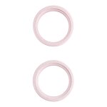 2 pcs cam�ra arri�re verre verre m�tal distributeurs � l'ext�rieur bague de cerceau pour iphone 13 mini ...