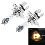 2 pcs h4 12v 60 / 55w p43t / 4300k / 2100lm ampoules de phare de voiture au xnon, blanc chaud