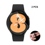 2 pcs for samsung galaxy watch4 44mm enkay hat - prince full screen coverage without warping edge tpu ...