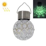 2 pcs solaire boule creuse pendante lampe décorative jardin lumière (lumière colorée) 2 pcs solaire boule creuse pendante lampe décorative jardin lumière (lumière colorée)