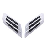 2 pcs euro style d�bit d air d�coratif admission turbo capot couvercle de grille d a�ration lat�rale ...