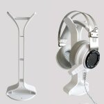 2 pcs support de casque universel prsentoir internet cafe cintre de casque d'ordinateur (blanc)
