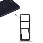 2 plateau carte sim + plateau micro sd pour asus zenfone 4 max zc520kl (rose or)