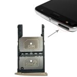 2 plateau pour carte sim + plateau pour carte micro sd pour motorola moto z play (or)
