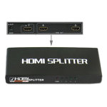 2 ports 1080p hdmi splitter, 1. 3 version, support tv hd / xbox 360 / ps3 etc (noir)