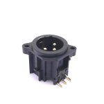 20 pcs prise xlr � trois c?urs carte audio sym�trique prise dragon prise m�le et femelle (prise m�le) ...