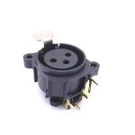 20 pcs prise xlr � trois c?urs carte audio sym�trique prise dragon prise m�le et femelle (prise femelle) ...