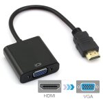 20cm hdmi 19 broches m�le vers vga femelle c�ble adaptateur (noir)