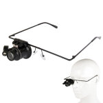 20x type de lunettes montre loupe de rparation avec lumire led