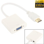 24cm full hd 1080p hdmi vers vga + cble de sortie audio pour ordinateur / dvd / dcodeur numrique / ...