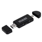3 en 1 usb - c / type - c 3. 1 vers usb 2. 0 + micro usb + sd(hc) + adaptateur lecteur de carte micro ...