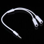 3. 5mm mâle à 2 femelle prise jack câble audio stéréo pour iphone 6s & 6s plus & 6 & 6 plus & 5, ipad ... 3. 5mm mâle à 2 femelle prise jack câble audio stéréo pour iphone 6s & 6s plus & 6 & 6 plus & 5, ipad ...
