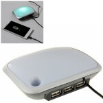 3 concentrateurs usb avec lumi�re led, longueur du c�ble: 1 m