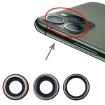 3 lunette arri�re de cam�ra pcs avec cache d objectif pour iphone 11 pro / 11 pro max