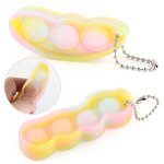 3 paires de f�t de d�compression de la d�compression ventilateur � bulle keychain press� doigt de ventilation ...
