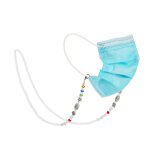 3 pcs rtro couleur perles masque mixte anti - perdu longe chane de lunettes suspendue