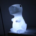 3 pcs silicone respectueux de l'environnement led dinosaure lumire douce colore maison veilleuse lectroniqu ...