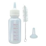 3 pices / ensemble 50ml nouveau - n animal de compagnie doux mamelon lait bouteille ensemble chiot ...
