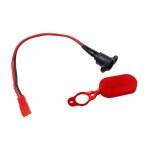 3 pices pour xiaomi mijia m365 accessoires de scooter lectrique connecteur tanche tte de charge de ...