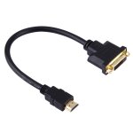 30cm hdmi mle  24 + 1 cble adaptateur femelle dvi