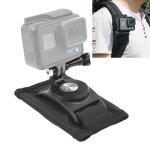 360 degrs rotation rapide libration sangle montage paule sac  dos pour gopro hero6 / 5 / 5 session ...