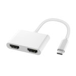 4 en 1 multifonction usb - c / type - c � pd usb - c / type - c + usb 3. 0 + dual hdmi hub agking station ...
