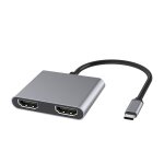 4 en 1 multifonction usb - c / type - c � pd usb - c / type - c + usb 3. 0 + dual hdmi hub agking station ...