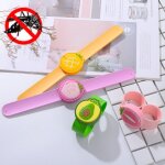 4 pcs bracelet anti - moustique portable extrieur de bande dessine anti - moustique anneau lastique, ...
