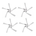 4 pcs brosses latrales accessoires de remplacement pour xiaomi mijia dream bot w10 / w10 pro