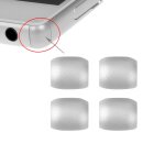 4 pcs ipartsacheter pour sony xperia z5 front bord lunette de remplacement (argent)