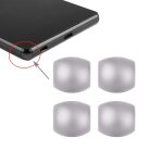 4 pcs ipartsbuy bordure avant pour sony xperia z3 (argent)
