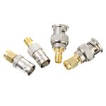 4 pcs / set sma aux connecteurs bnc kit de convertisseur de test d'adaptateur rf