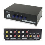 4 ports entrée 1 sortie audio vidéo av rca box 4 ports entrée 1 sortie audio vidéo av rca box