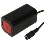 4400mah 8. 4v batterie rechargeable pour p7 xml t6 led vlo vlo et lampe phare (noir)