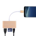 5 en 1 micro sd + sd + usb 3. 0 + usb 2. 0 + port micro usb vers usb - c / type - c lecteur de carte ...