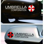 5 paires yjzt 2x umbrella hive d�coup� r�sident evil evil r�tro - r�fl�chissant autocollant de voiture, ...