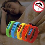 5 pcs anti - moustique silicone repellent bracelet boucle wristband bugs away, convient pour les enfants ...