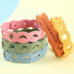 5 pices bugs bracelet anti - moustique anneau anti - moustique bracelet anti - moustique extrieur couleur ...