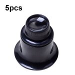 5 pices loupe d'oculaire lentille en verre loupe de rparation de type d'oculaire, fois: 20x