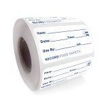 5 rouleaux date de la nourriture �tiquette d'autocollant, taille: 7, 5 x 2, 5 cm