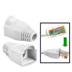 500 pcs câble réseau couvre - bouchon pour rj45, blanc 500 pcs câble réseau couvre - bouchon pour rj45, blanc