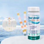 50pcs ph075 6 en 1 chlore résiduel ph détecteur de qualité de l'eau papier de test ph 50pcs ph075 6 en 1 chlore résiduel ph détecteur de qualité de l'eau papier de test ph