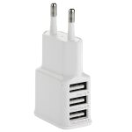 5v 2a ue plug 3 usb chargeur adaptateur, pour iphone, galaxy, huawei, xiaomi, lg, htc et autres tlphones ...